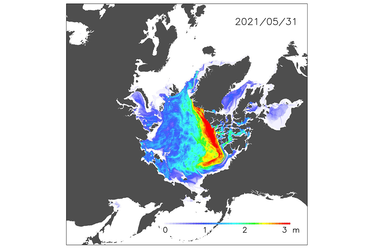 北極海の海氷の厚さを衛星データから 推定する新手法を開発 ― 海氷が生まれて以降の履歴から厚さを推定、データを国際公開へ ―